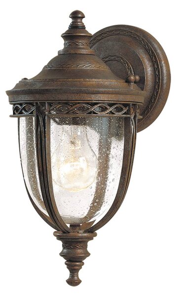Elstead Applique da esterni English Bridle, dimmerabile, Bronzo / Ottone antico, Metallo, Antico, Applique da esterni