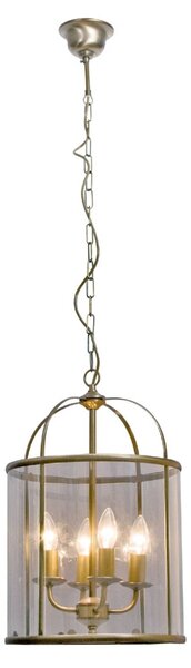 Steinhauer Lampada a sospensione Pimpernel, dimmerabile, Bronzo / Ottone antico, Corridoio, Metallo, Antico, Lampada a sospensione