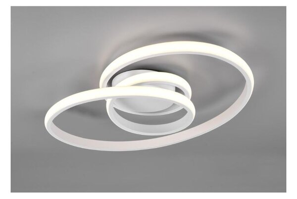 SANSA PLAFONIERA MODERNA LED 18,5W LUCE 4000K DIMMERABILE BIANCA