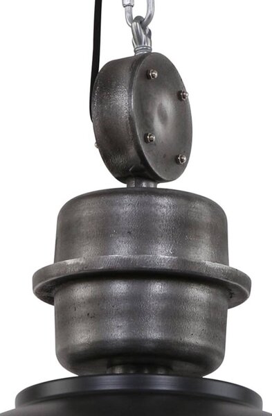 Steinhauer Lampada a sospensione Bikkel, dimmerabile, Nero, Soggiorno / Sala da pranzo, Metallo, Industriale, Lampada a sospensione