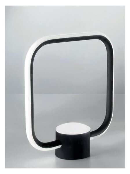 ALFA LUMETTO ALTEZZA 36 CM BIANCO O NERO LED 18W LUCE 3000K MODERNO TOUCH