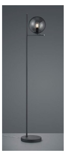 PURE PIANTANA MODERNA IN METALLO 2 FINITURE COLORE CON SFERA IN VETRO H150 CM