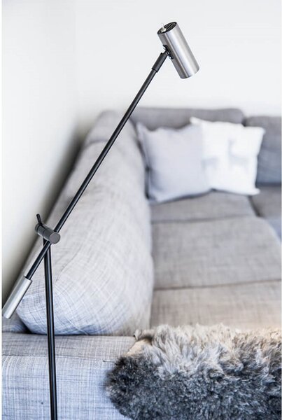 Lampada da terra Belid, Metallizzato, Soggiorno, Metallo
