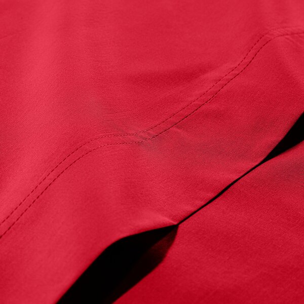 Completo Lenzuola In Cotone Cotone Tinta Unita Singolo Caleffi Tinta Unita Rosso Caleffi