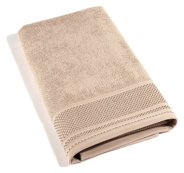Telo Bagno In Cotone Gim CM. 90X140 Spugnissima Tinta Unita Cammello Caleffi