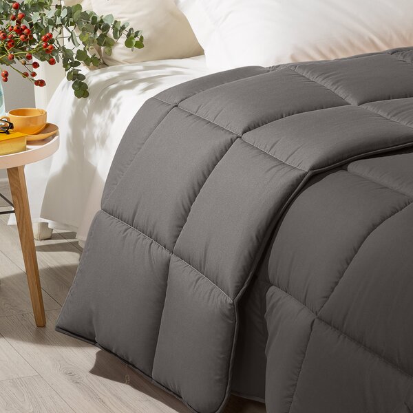 Caleffi Trapunta Modern Letto Singolo 1 Piazza - 170x265 Cm - Tinta Unita Double Face In Microfibra - Imbottitura SOFY Anallergica (Oro)
