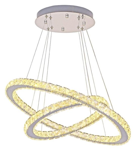 Brilagi - Lampadario LED dimmerabile sospeso su cavo COSMOWAVE LED/115W/230V 3000-6500K + telecomando