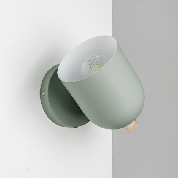 Brilagi - Faretto da parete GALLION 1xE27/15W/230V verde