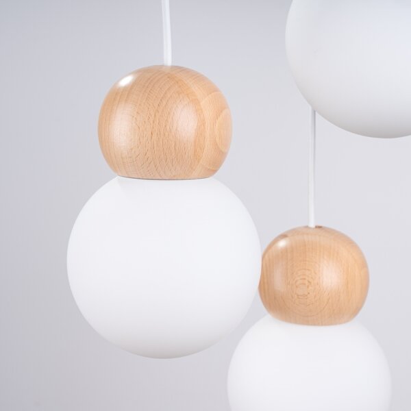 Sollux SL.1391 - Lampadario a sospensione con filo PEKKA 3xG9/8W/230V bianco