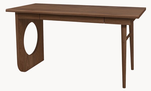Scrivania in legno con cassetto Bau