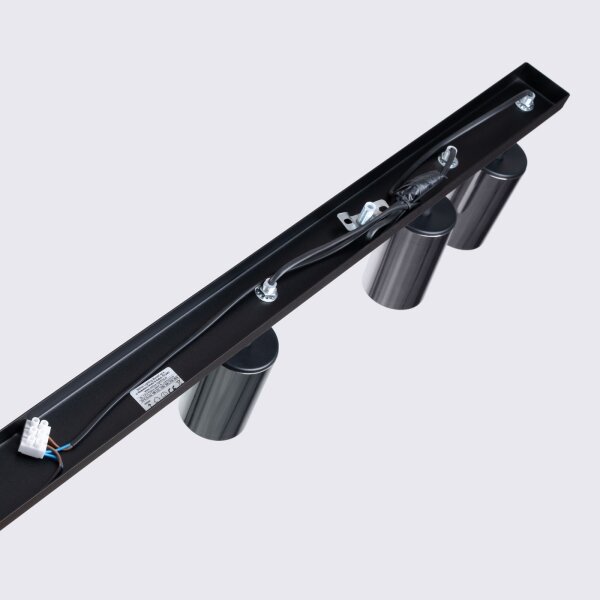 Sollux SL.1372 - Faretto WINX 6xGU10/10W/230V nero/cromo