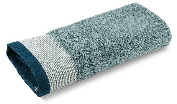 Asciugamano Ospite In Cotone Trendy CM. 40x60 Caleffi Home Tinta Unita Verde Caleffi