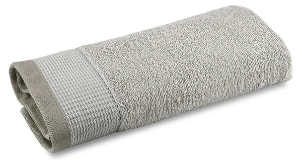 Asciugamano Ospite In Cotone Trendy CM. 40x60 Caleffi Home Tinta Unita Grigio Caleffi