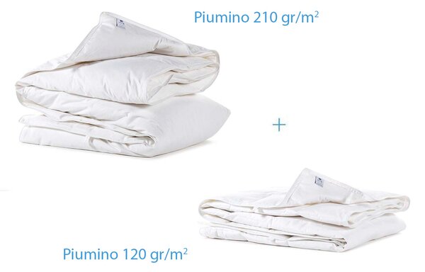 Piumino In Piuma In Cotone Ghiro Quattrostagioni Singolo I Dormissimi Tinta Unita Caleffi