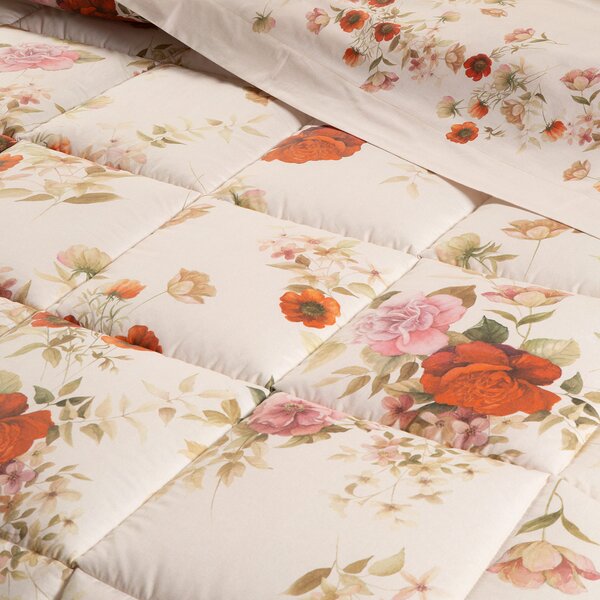 Trapunta In Cotone Rosabella Matrimoniale Caleffi Bouquet Caleffi