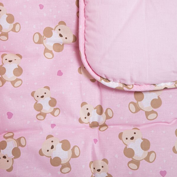 Trapunta In Cotone Orsacchiotti Baby Caleffi Kids Ragazza Rosa Caleffi
