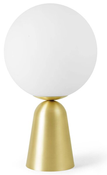 Lampada da tavolo Lunar con base oro, Ø 30 cm