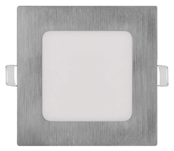 Lampada LED da incasso per controsoffitto NEXXO LED/7W/230V 3000/3500/4000K argento 12x12 cm