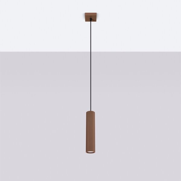 Brilagi - Lampadario LED su cavo CRESTO 1xGU10/10W/230V marrone
