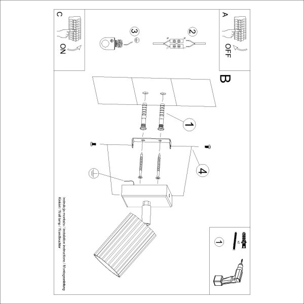 Brilagi - faretto da parete LED CRESTO 1xGU10/10W/230V rosa