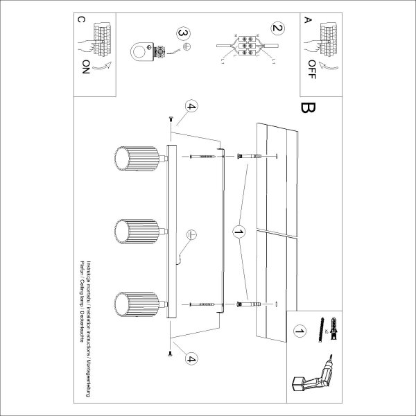 Brilagi - Faretto LED CRESTO 3xGU10/10W/230V rosa