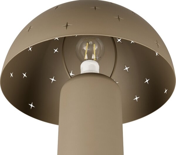Reality - Lampada da tavolo SETA 1xE14/28W/230V taupe