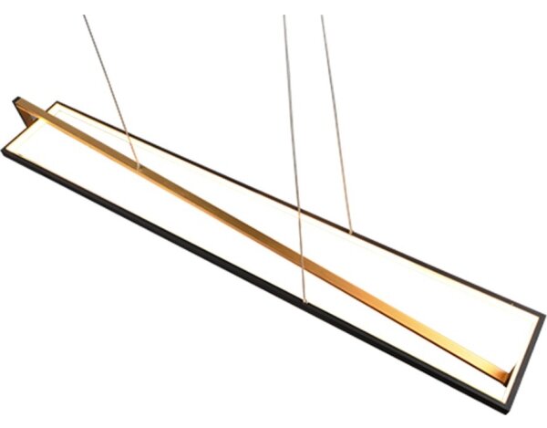 Trio - Lampadario LED dimmerabile a sospensione EDGE LED/35W/230V 2300/3000/4000K nero
