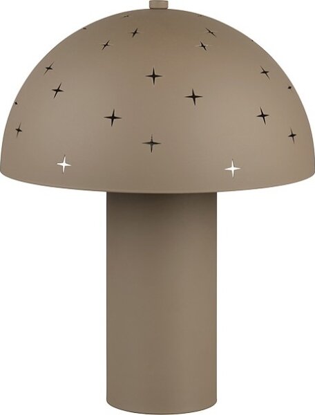 Reality - Lampada da tavolo SETA 1xE14/28W/230V taupe