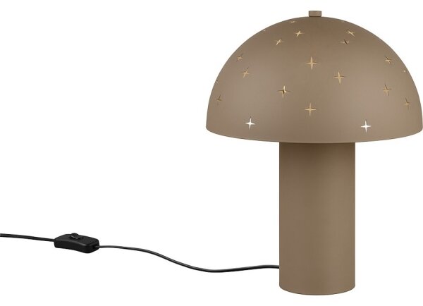 Reality - Lampada da tavolo SETA 1xE14/28W/230V taupe