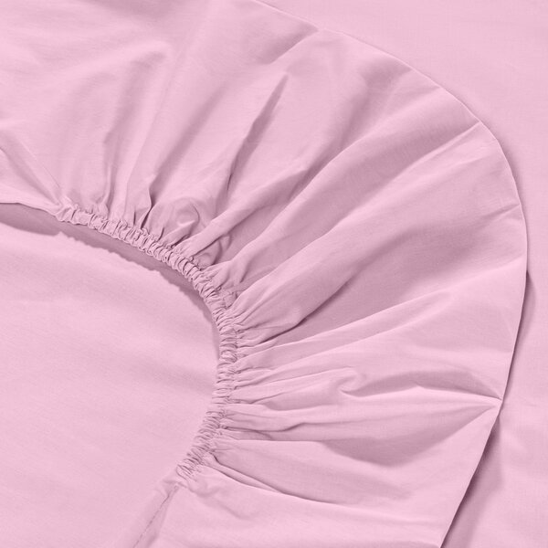Completo Lenzuola In Cotone Cotone Tinta Unita Matrimoniale Caleffi Tinta Unita Pink Caleffi