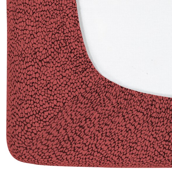 Copricuscino In Cotone Cosmic 2 Posti Caleffi Tinta Unita Red Caleffi