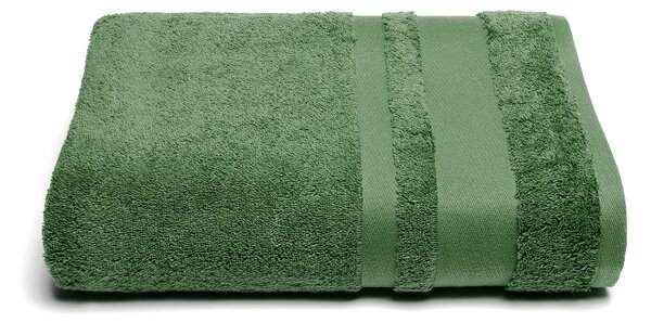 Telo Bagno In Cotone Soft Standard Spugnissima Tinta Unita Verde Caleffi