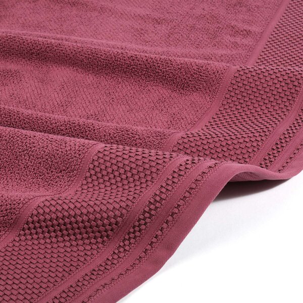 Telo Bagno In Cotone Gim CM. 90X140 Spugnissima Tinta Unita Bordeaux Caleffi