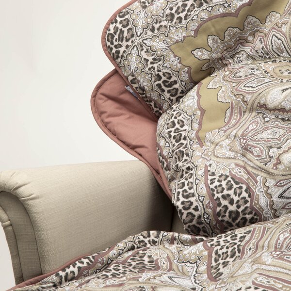 Plaid Scaldotto In Cotone Leopard CM. 130X170 Caleffi Non Specificato Caffè Caleffi