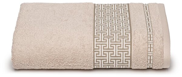 Telo Bagno In Cotone Atene Standard Caleffi Tinta Unita Sabbia Caleffi