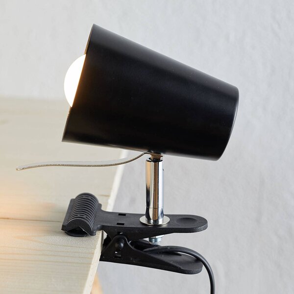 Spot-Light Moderna lampada Clampspots a pinza, nero