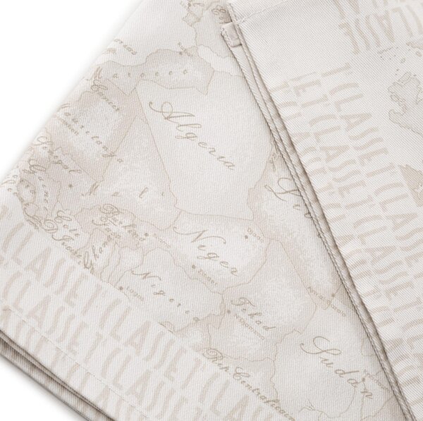 Tovagliolo In Cotone Geo White CM. 48X48 Alviero Martini 1A Classe Geo Caleffi