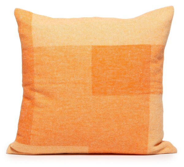 Cuscino D'arredo In Cotone Jeans CM. 48X48 Caleffi Non Specificato Arancio Caleffi