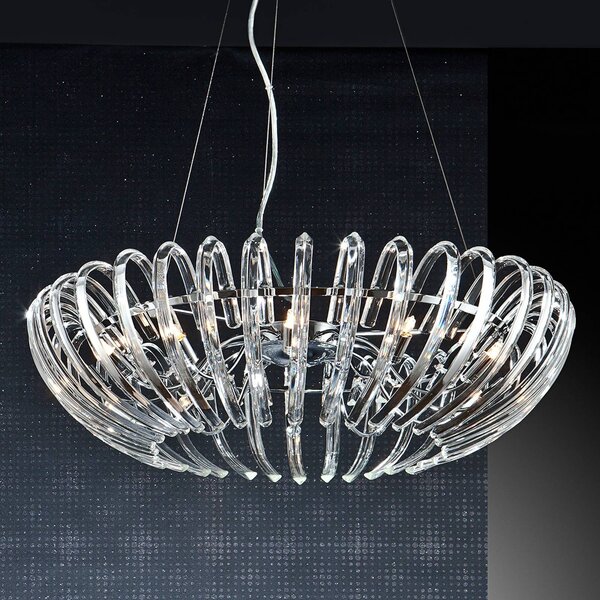 Schuller Valencia Ariadna - lampada a sospensione in cristallo 66 cm