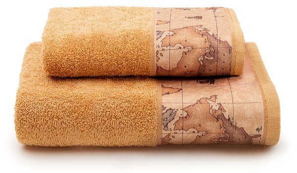 Asciugamano Con Ospite In Cotone Geo Classic Standard Alviero Martini 1A Classe Geo Classic Caleffi