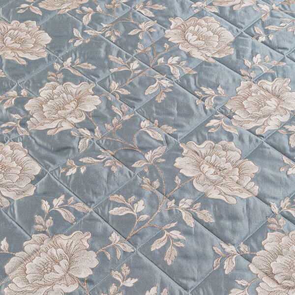 Copriletto Trapuntato In Raso Jacquard Fior Di Sole Matrimoniale Dreaming Non Specificato Avio Caleffi
