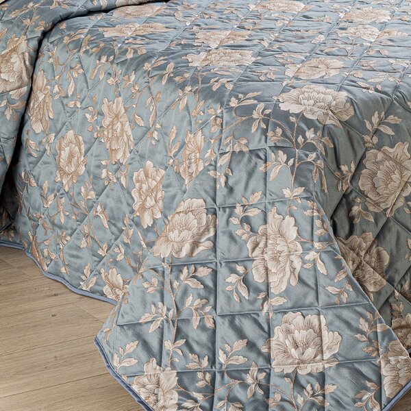 Copriletto Trapuntato In Raso Jacquard Fior Di Sole Matrimoniale Dreaming Non Specificato Avio Caleffi