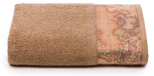Telo Bagno In Cotone Geo Classic Standard Alviero Martini 1A Classe Geo Tortora Caleffi