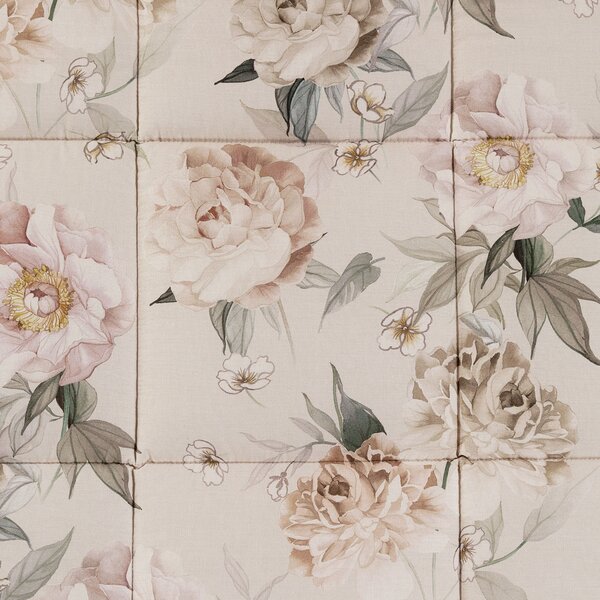 Trapunta In Cotone Peonia Queen Matrimoniale Caleffi Garden Caleffi