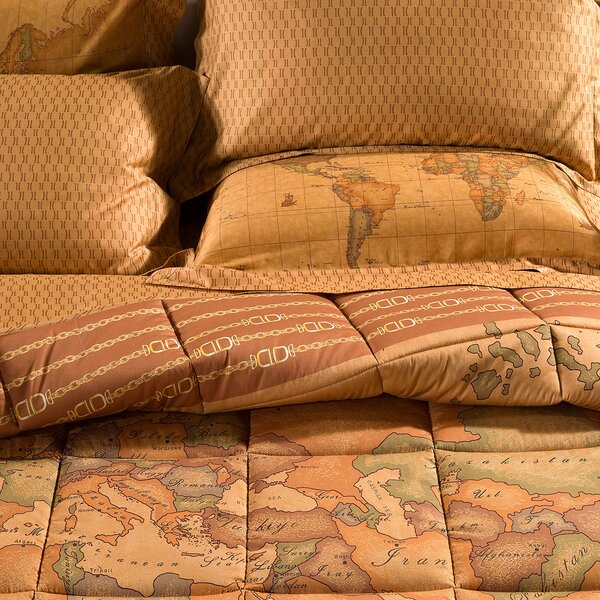 Trapunta In Raso Di Cotone Geo Classic 24 Matrimoniale Alviero Martini 1A Classe Geo Caleffi