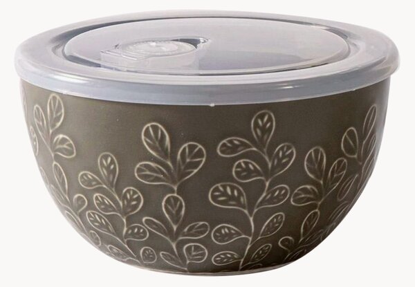 Ciotola per animali con coperchio Oxley Petal Olive