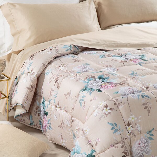Trapunta In Raso Di Cotone Beautiful Matrimoniale Dreaming Floreale Caleffi