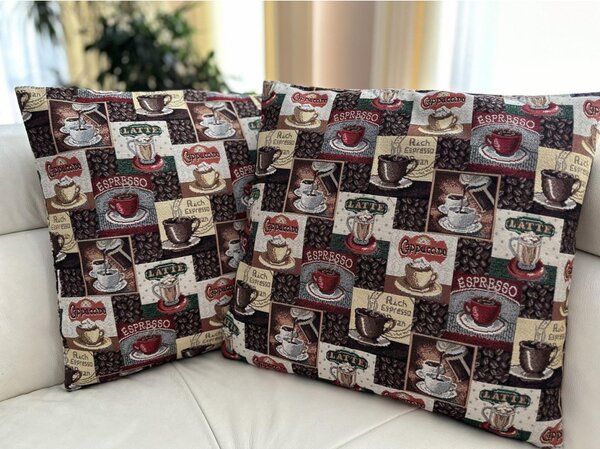 Federa cuscino gobelin Caffe Eden 641