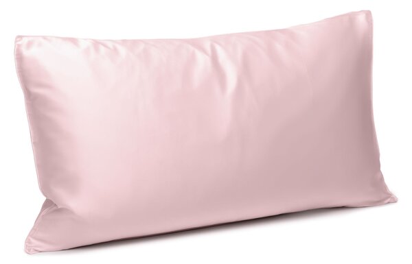 Federa Singola In Seta CM. 50X80 Caleffi Tinta Unita Rosa Caleffi
