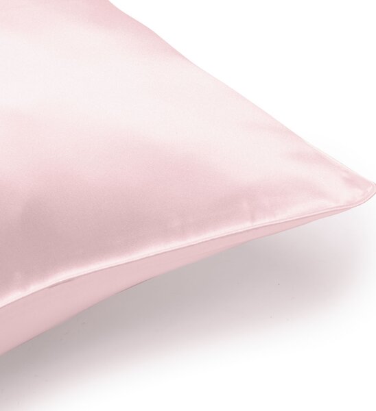 Federa Singola In Seta CM. 50X80 Caleffi Tinta Unita Rosa Caleffi